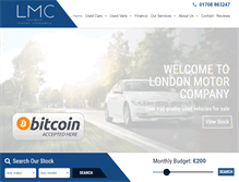Tablet Screenshot of lmc-cars.co.uk